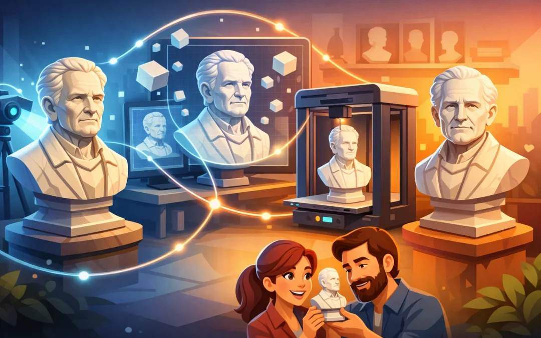 Kopi af eksisterende buste